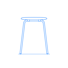 Furniture Stools Dot Stool Svg Line Art, Free Vectors File